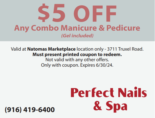 Perfect Nails & Spa - $5 OFF any combo manicure and pedicure (gel included)